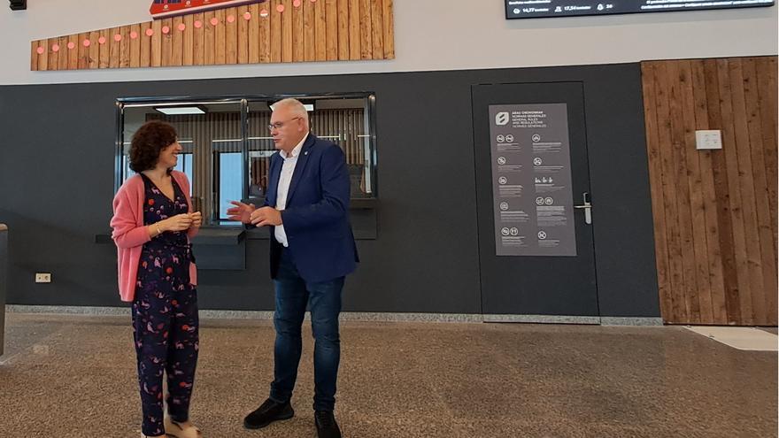 Artxandako Funikularreko goiko geltokiak itxura berria du