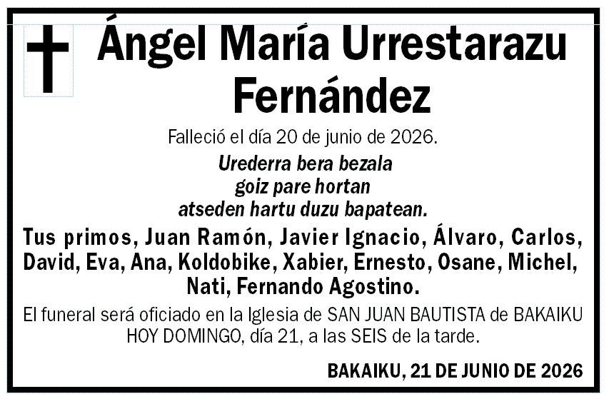 Ángel María Urrestarazu Fernández