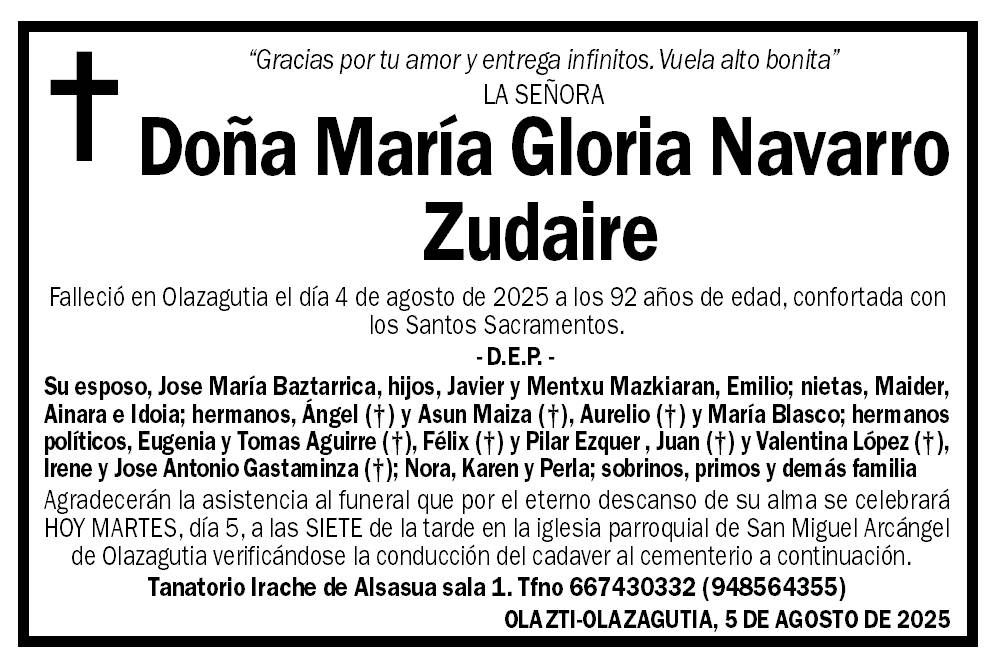 María Gloria Navarro Zudaire