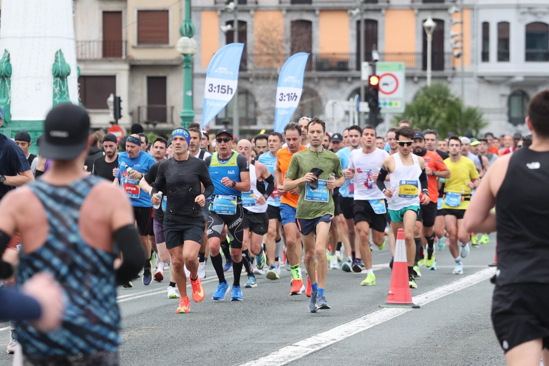 La 46 edición de la Maratón de San Sebastián, en imágenes