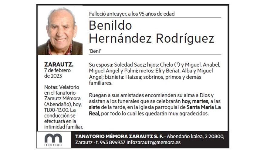 Benildo Hernández Rodríguez