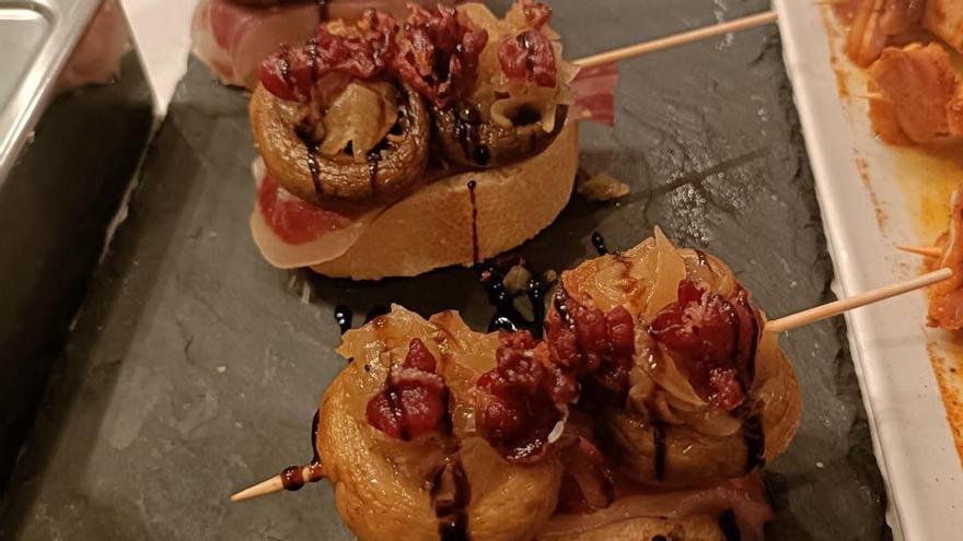 Un muestrario de tentaciones en pintxos y cazuelitas en Deusto