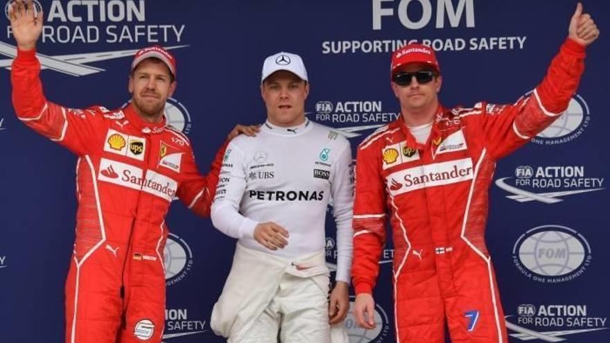 Bottas (Mercedes) logra la &#039;pole position&#039; y saldrá primero en Brasil