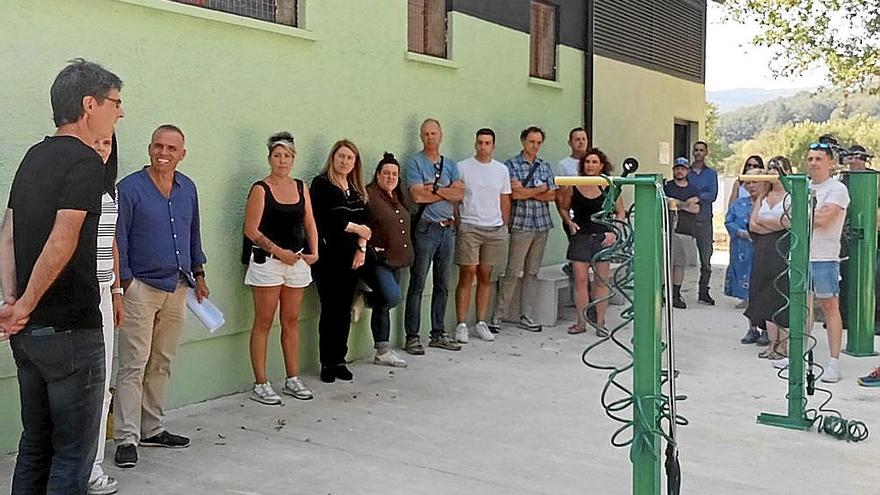 La inauguración del centro de asistencia a los cicloturistas fue ayer.  | FOTO: CEDIDA