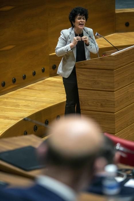 Imágenes del Parlamento de Navarra del pleno de este jueves 25 de marzo