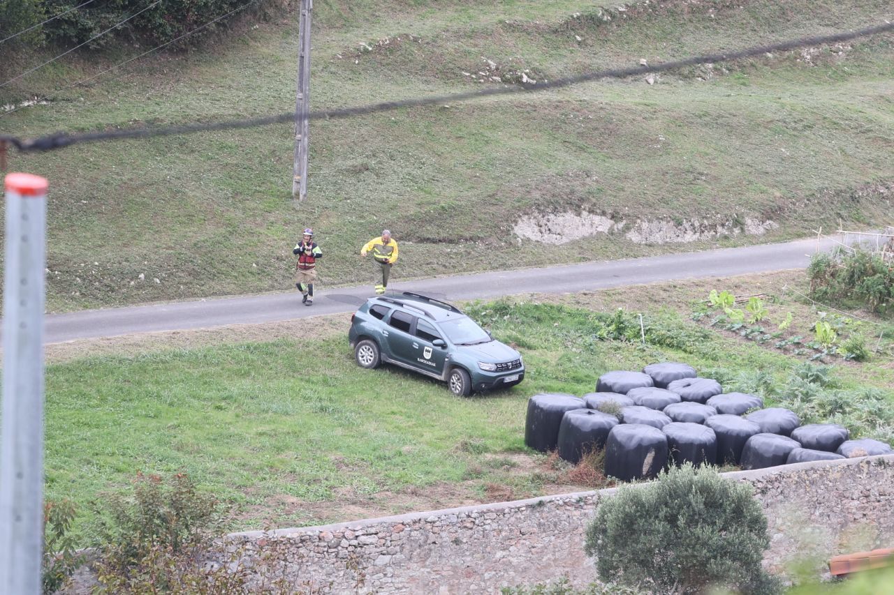 [Fotos] Incendio en Zumaia