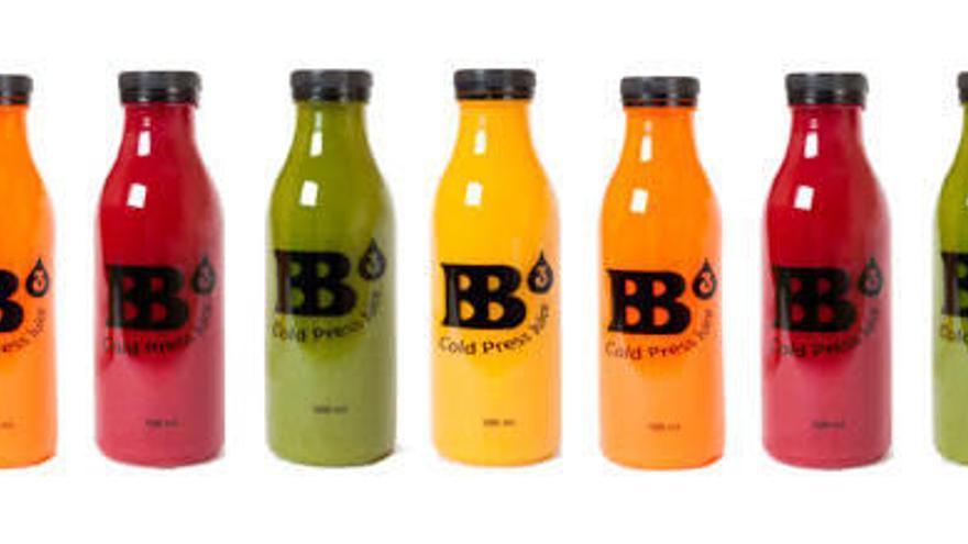 BB3 vende zumos naturales elaborados al momento y aguas llenas de interesantes propiedades