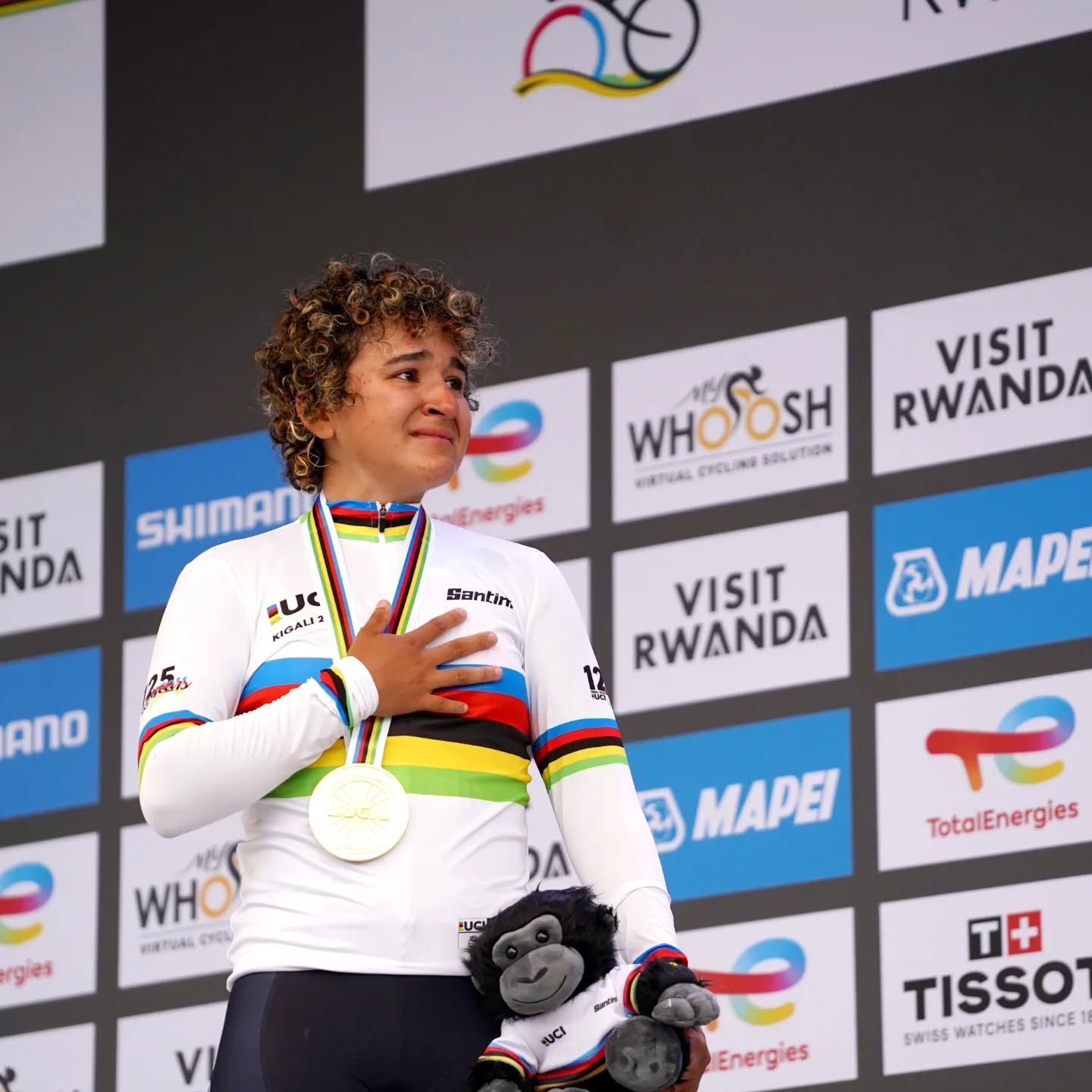 Álbum de fotos de Paula Ortiz campeona del mundo de ciclismo júnior