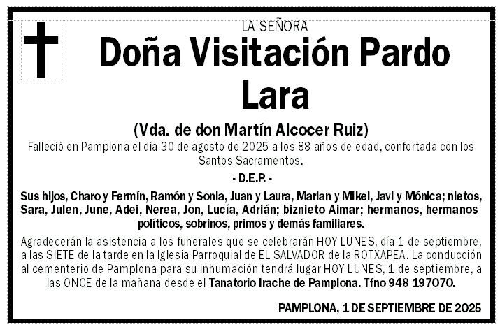 Visitación Pardo Lara