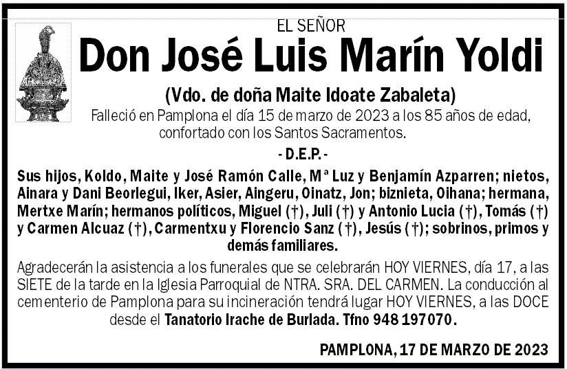 José Luis Marín Yoldi