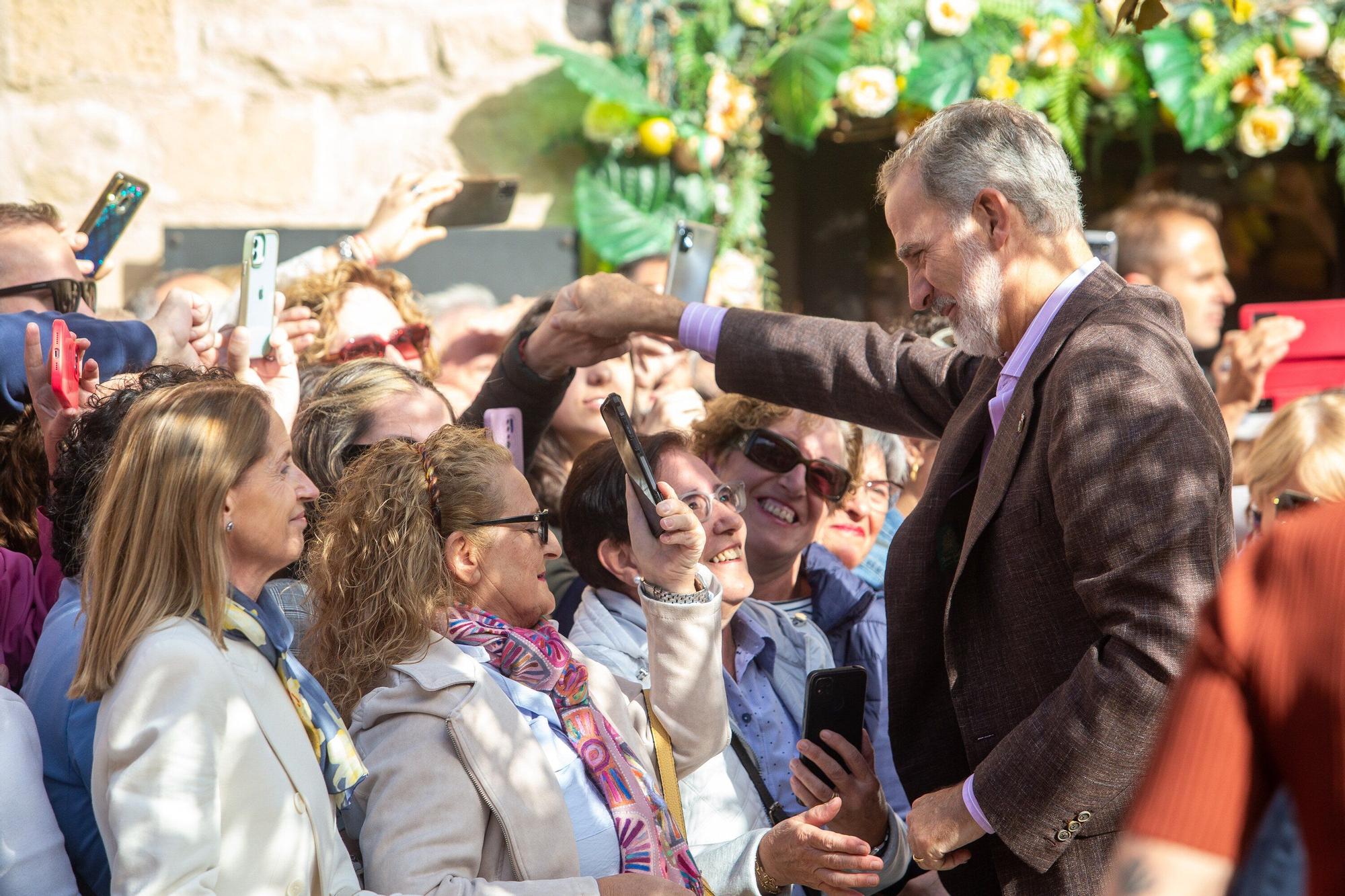 Fotos de la visita de los Reyes a Olite y Tudela