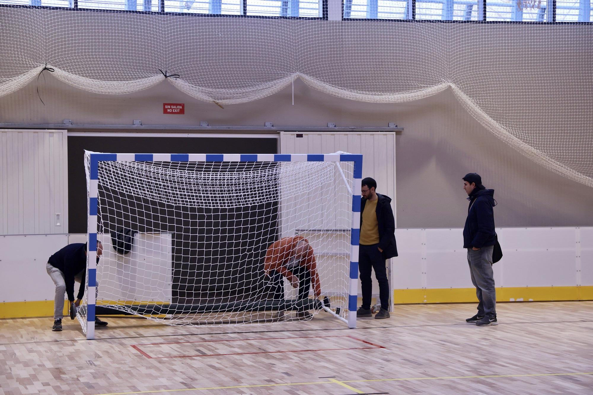 En imágenes: Así ha quedado el polideportivo y el frontón de Agurain tras la reforma