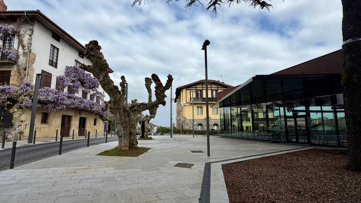 Plazoleta donde proponen llamarle Jaime Rodríguez Salís en Irun. / N.G. Plazoleta donde proponen llamarle Jaime Rodríguez Salís en Irun. / N.G.