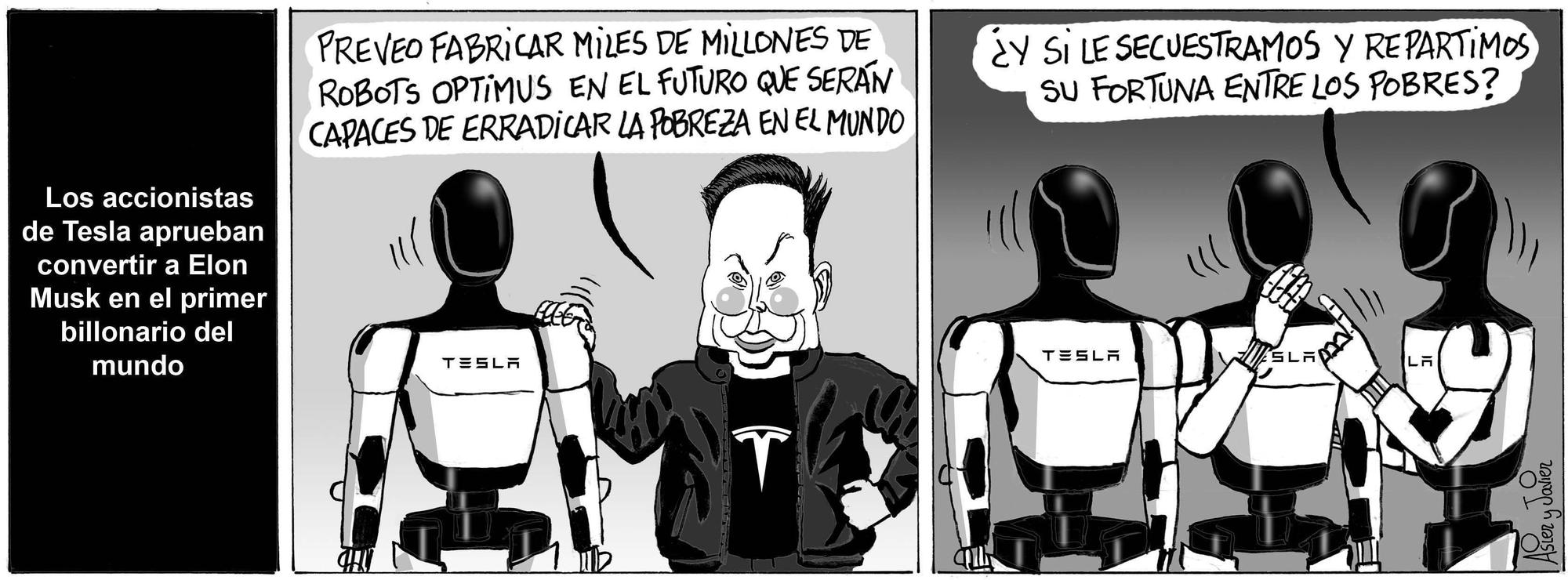 La tira de Asier y Javier del domingo 9 de noviembre de 2025