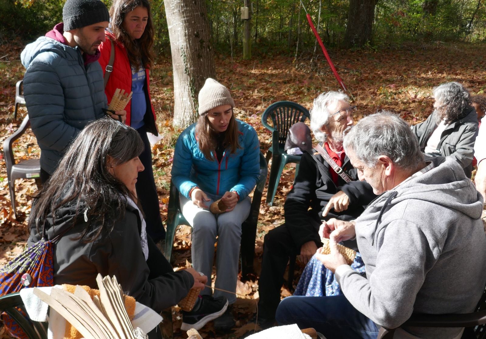Mañana de castañas en Jauntsarats