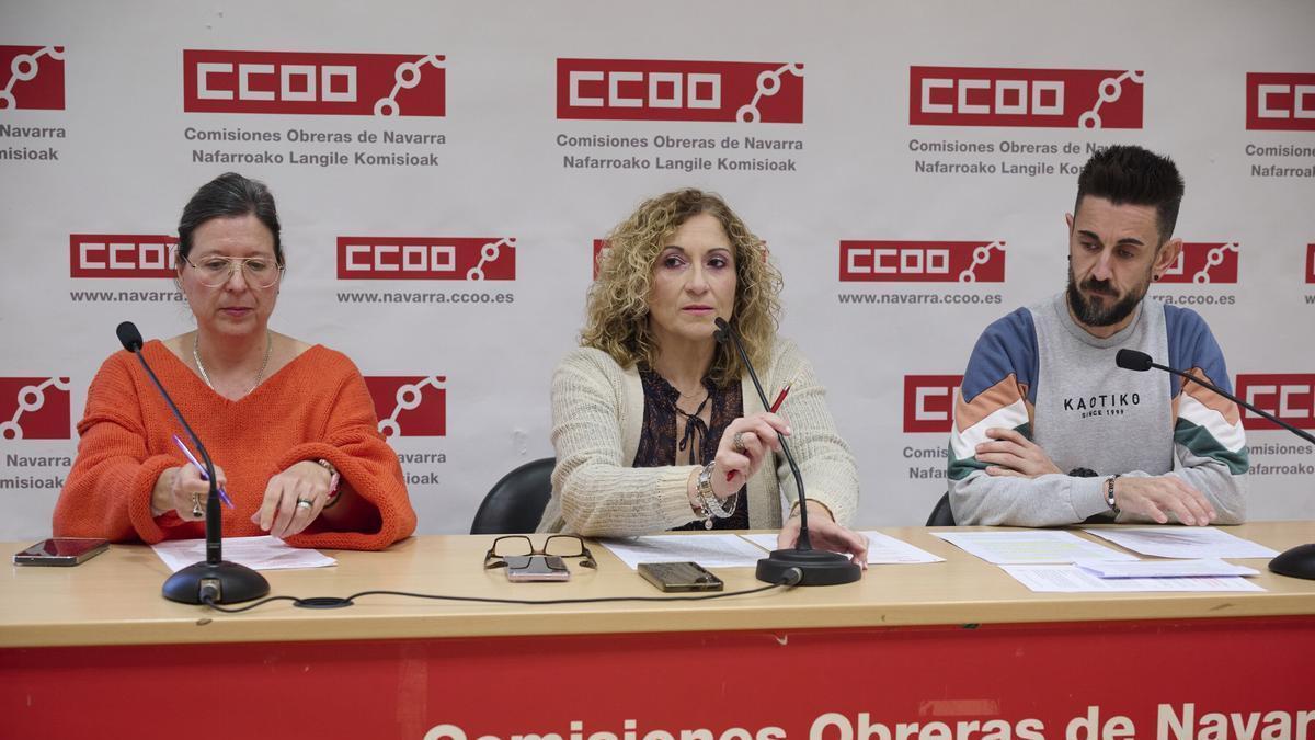 Rueda de prensa de CCOO CCOO en la que da a conocer la sentencia