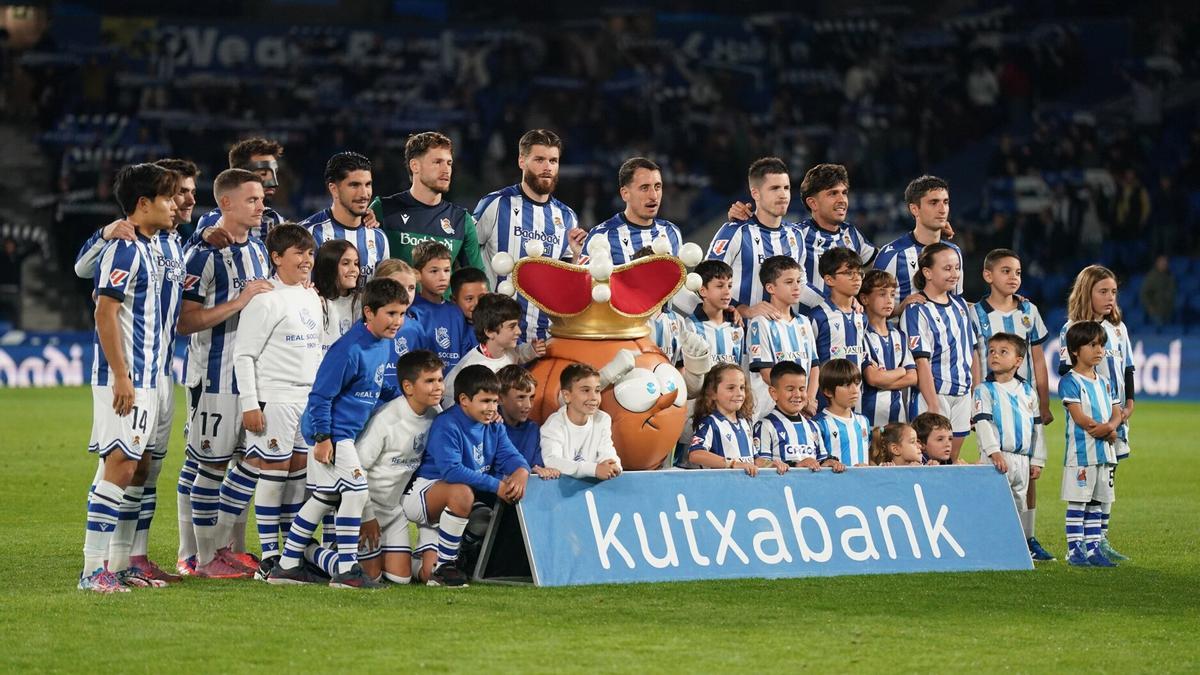 El once de la Real frente al Mallorca