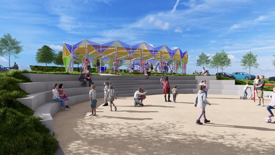 Bilbao destinará cerca de tres millones a renovar los parques de Zorrotzagana, Altamira y Bentazarra