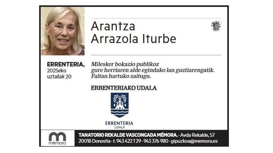 ARANTZA ARRAZOLA ITURBE