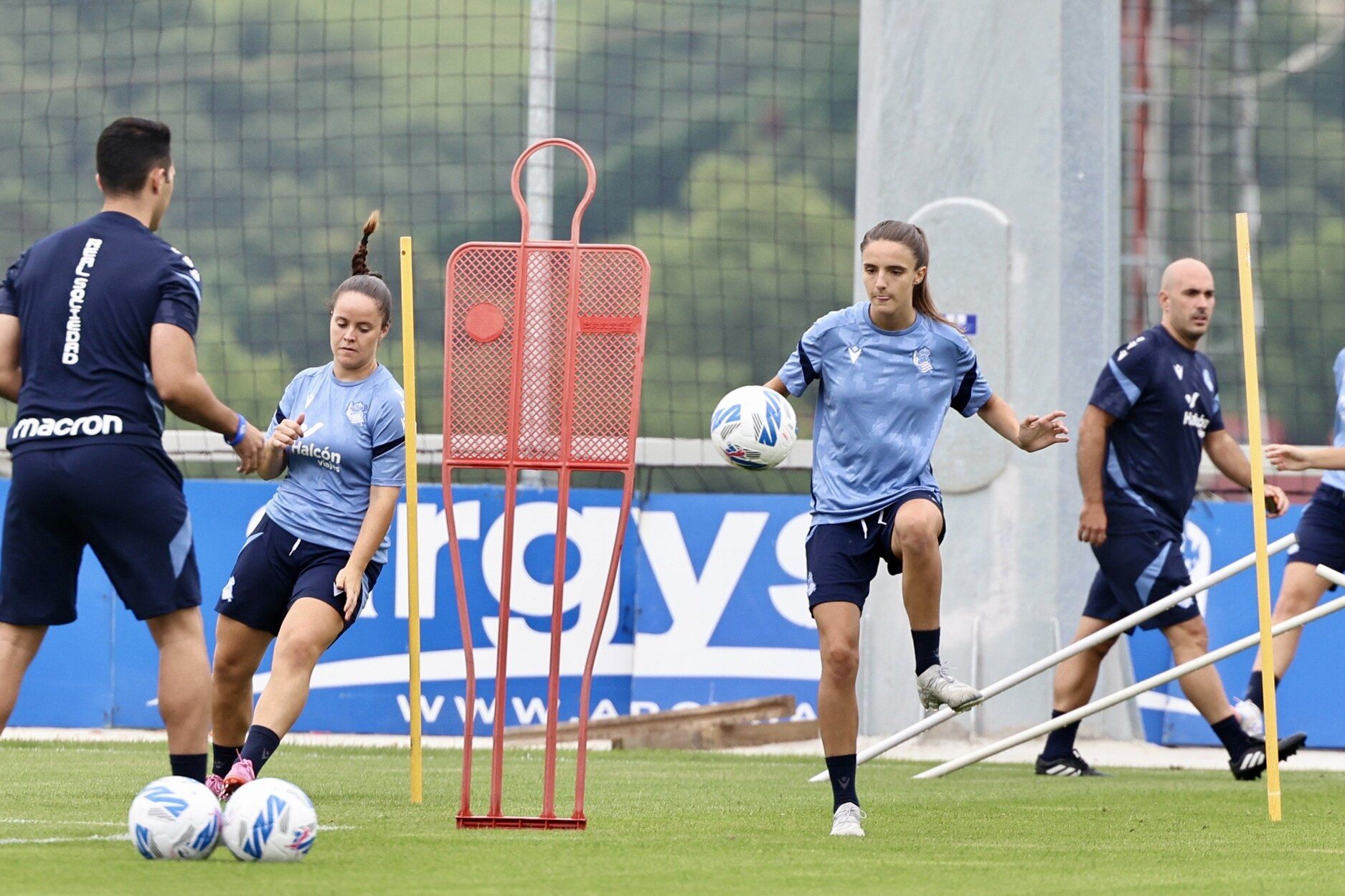 Primer entrenamiento de la Real femenino