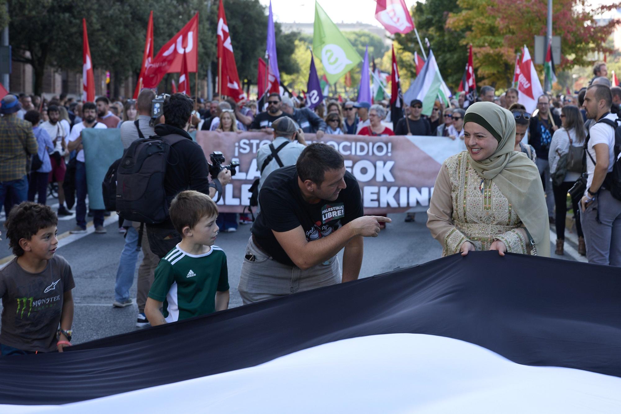Huelga y paros en solidaridad con Palestina durante este miércoles en Navarra