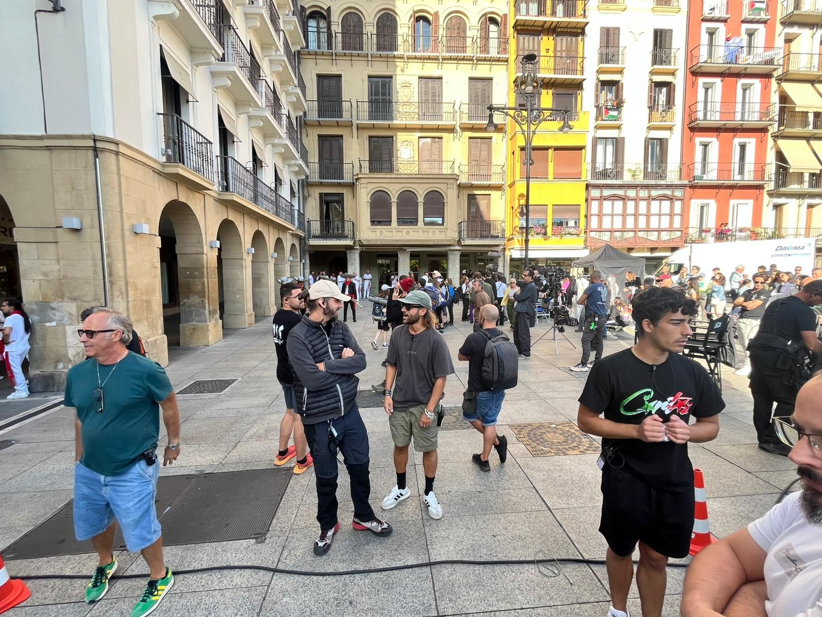 Rodaje de 'Buen camino' en Pamplona