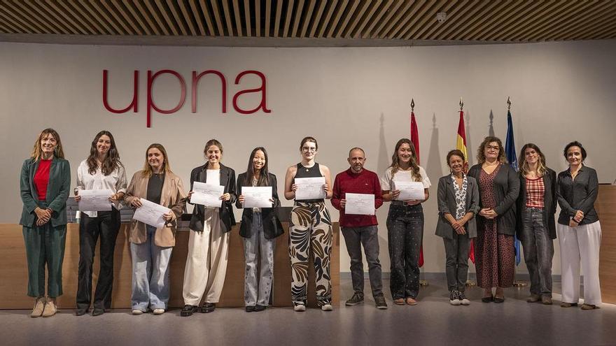 Entregados los premios a los mejores trabajos fin de grado en Ciencias de la Salud de la UPNA