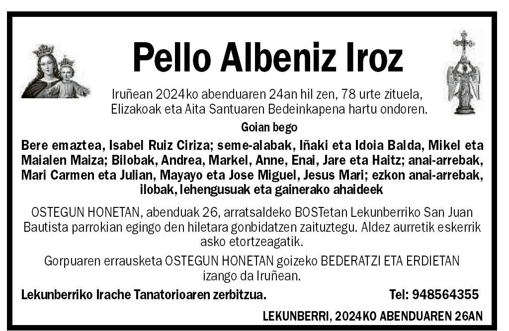 Pello Albeniz Iroz