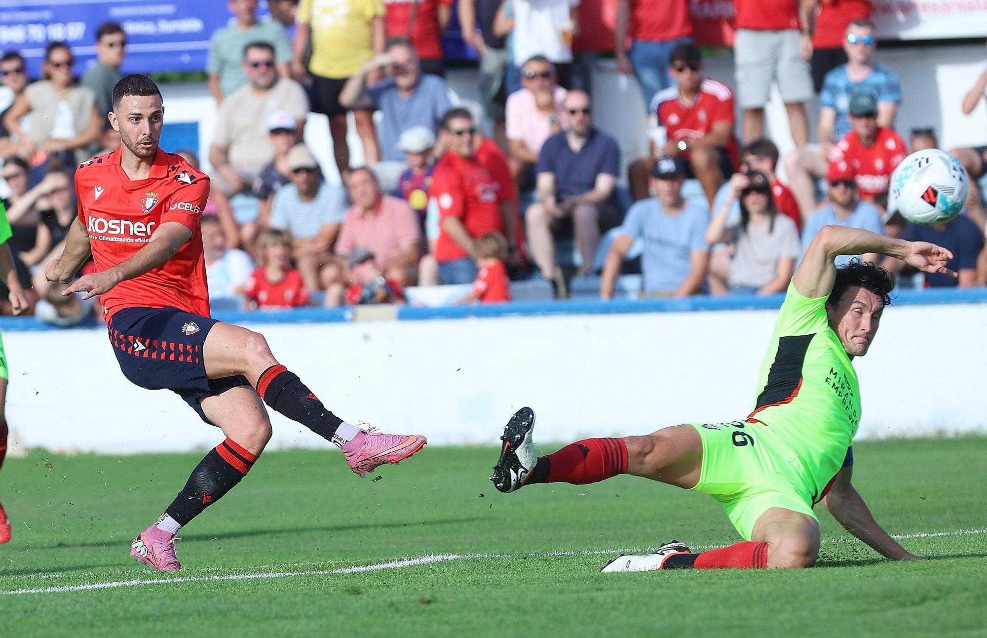 Osasuna logra en Tafalla su primer triunfo de pretemporada