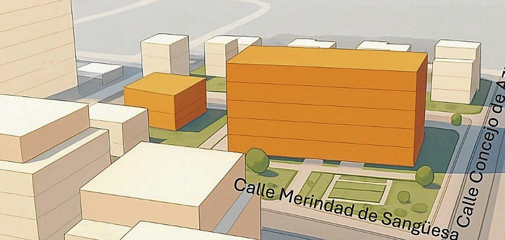 Recreación de la nueva urbanización.  