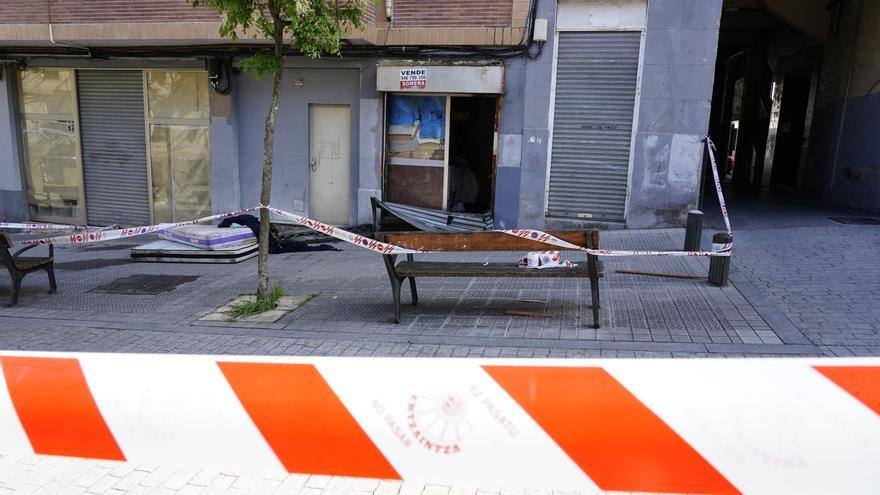 Detenida por intentar quemar a su pareja en una lonja en Bilbao