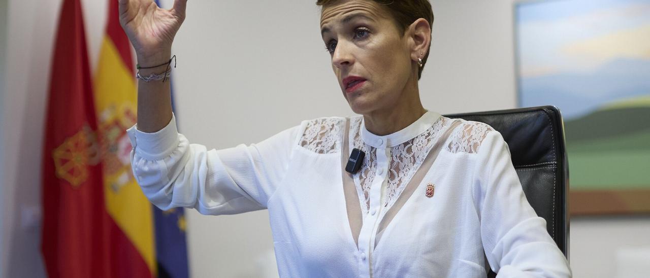 VÍDEO | Chivite responde a las críticas de la oposición: "¿Cuáles son esos casos de corrupción?"