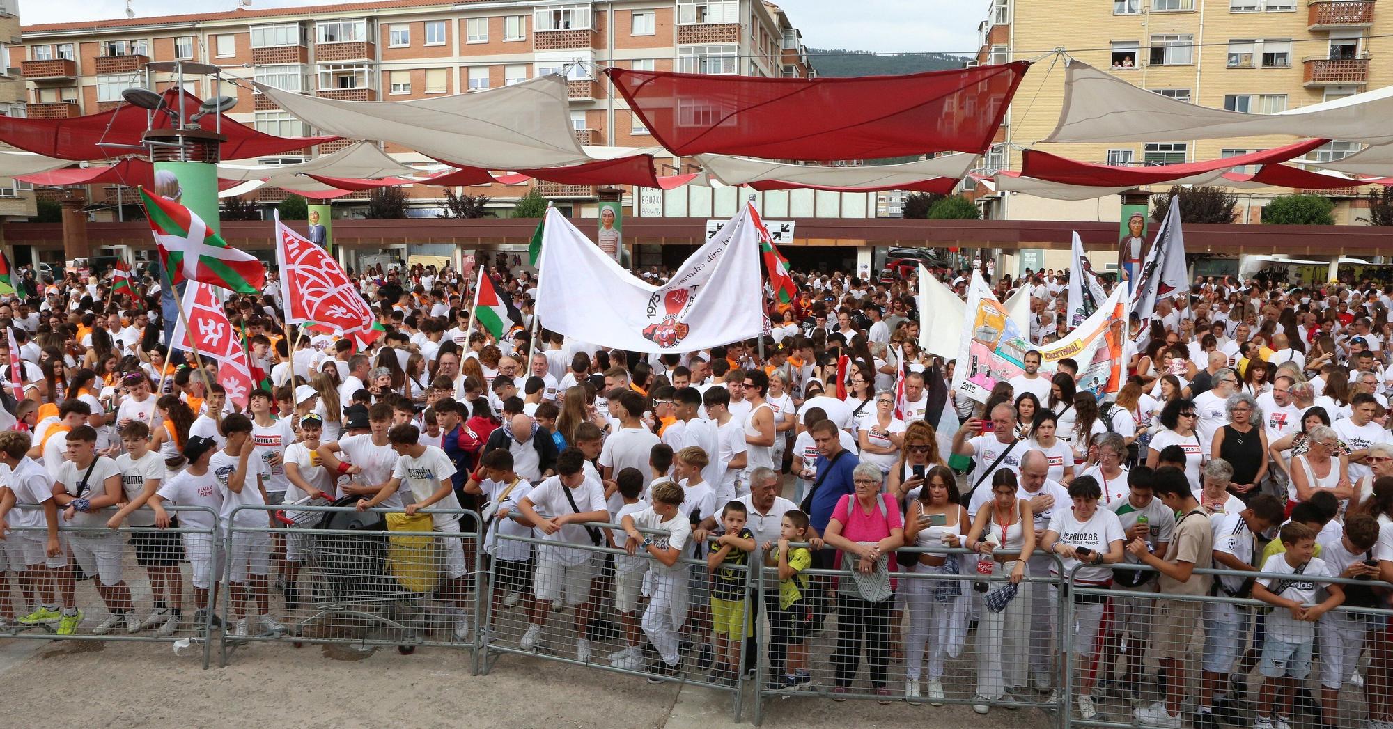 Fotos del chupinazo de Berriozar