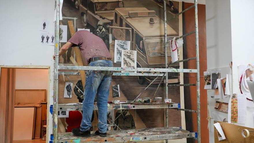 La colaboración ciudadana hace posible el mural del 3 de Marzo
