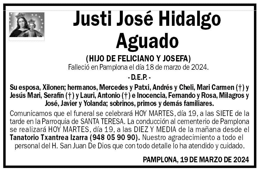 Justi José Hidalgo Aguado