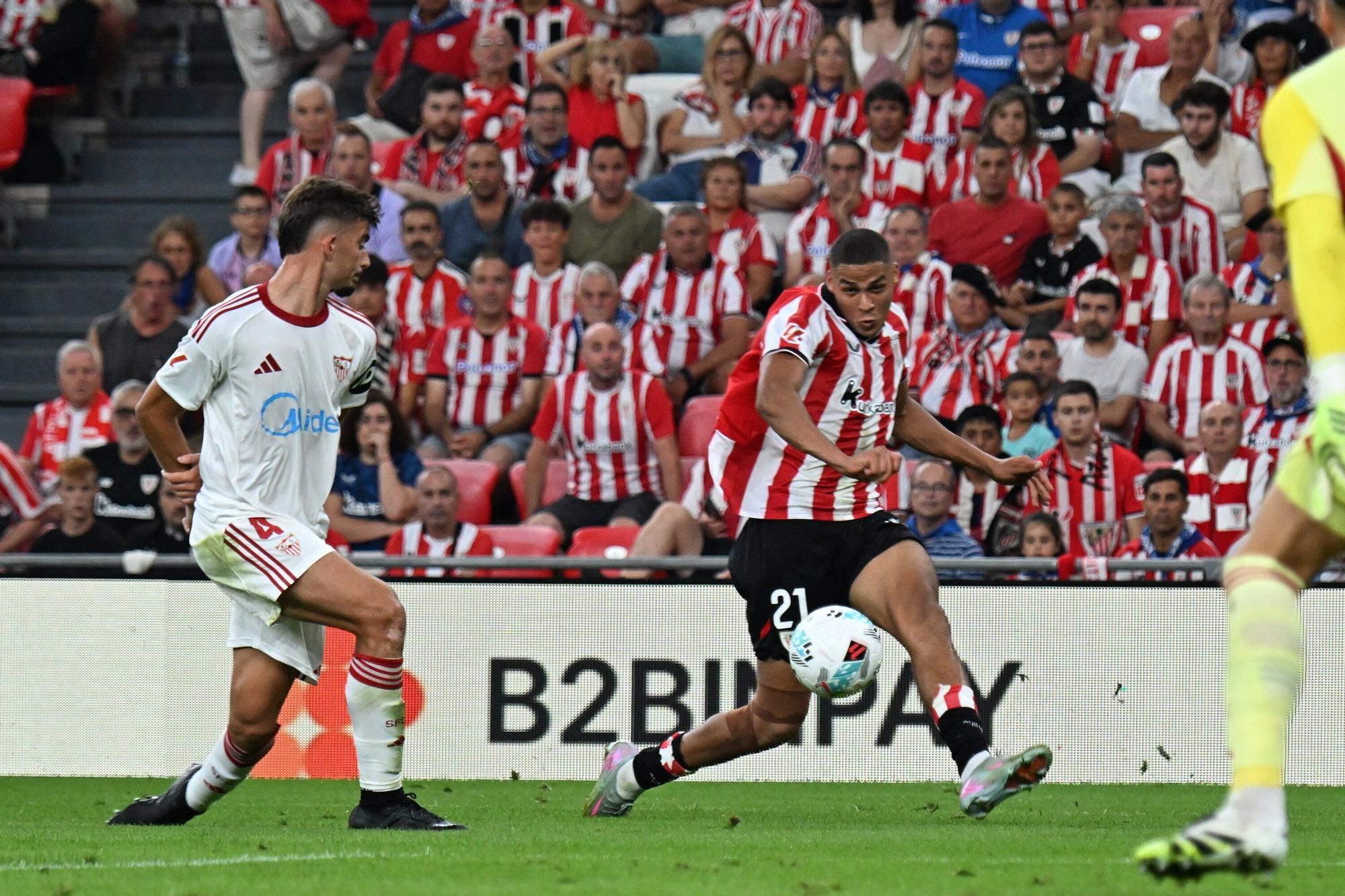 El Athletic-Sevilla, en imágenes