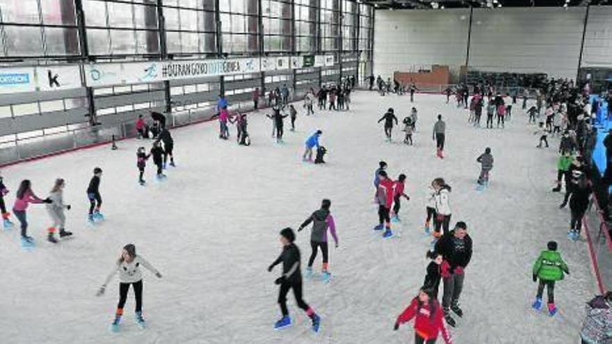 La pista de hielo se situará en el Landako Gunea.