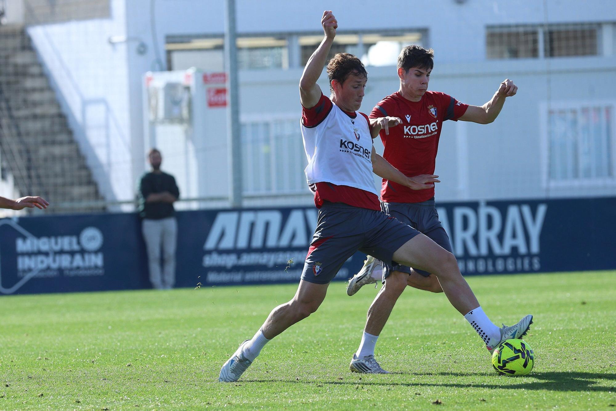 Fotos del entrenamiento de Osasuna de este miércoles 12 de noviembre
