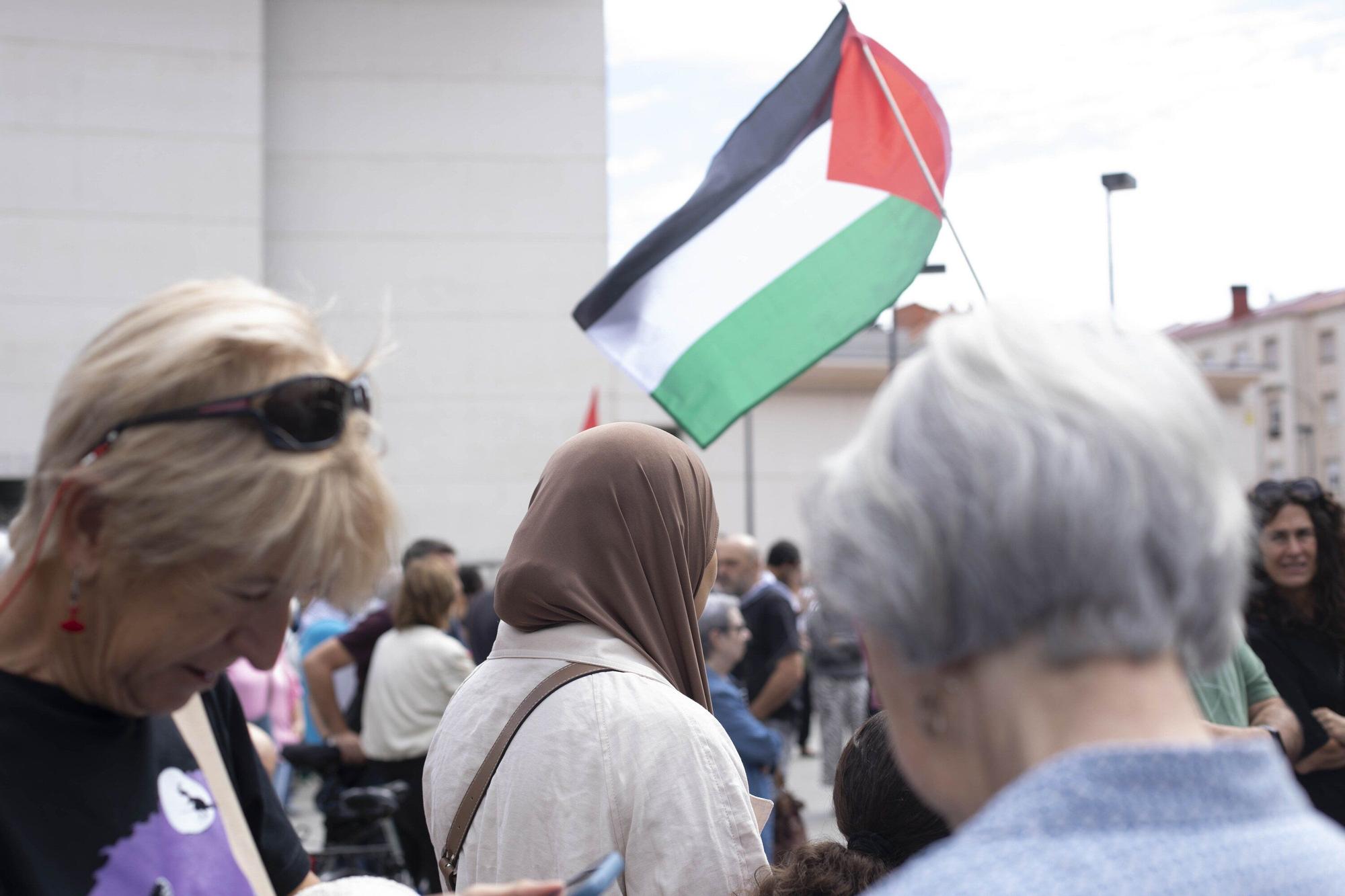 En imágenes: Vitoria se manifiesta en apoyo del pueblo palestino