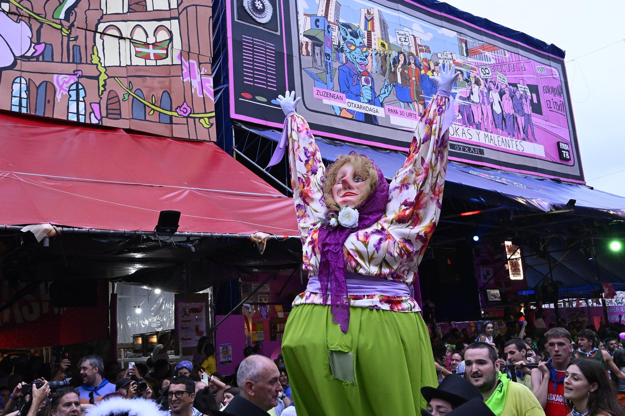 Bilbao está de fiesta: fotos del primer día de Aste Nagusia 2025