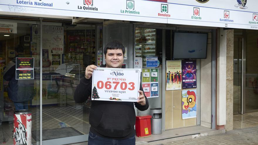 Parte del primer premio de la Lotería del Niño 2026 sonríe a Navarra