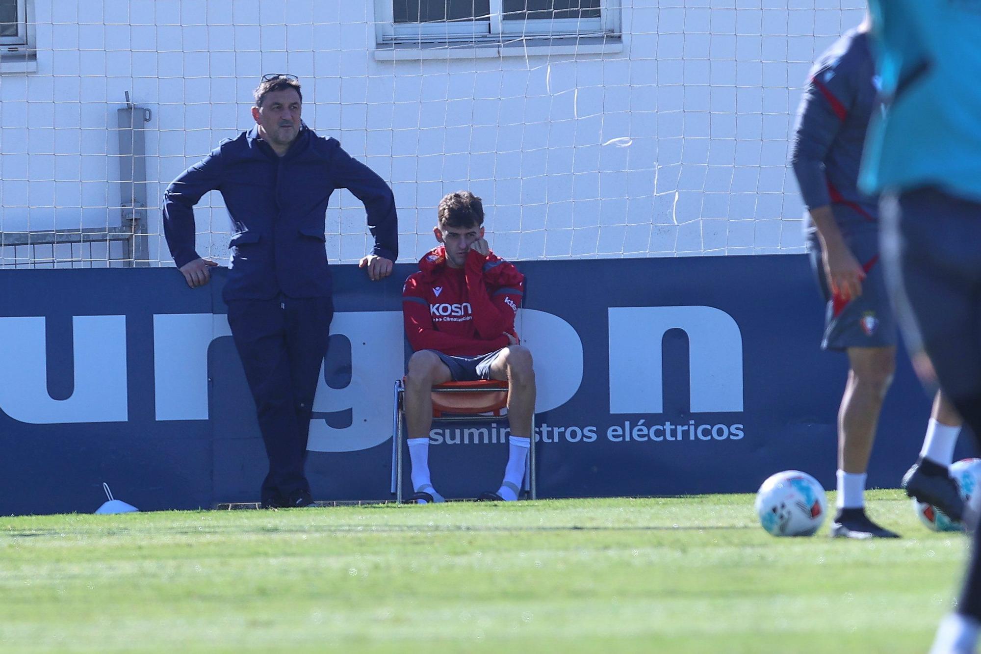 Fotos del entrenamiento de Osasuna (miércoles 8 de octubre de 2025)