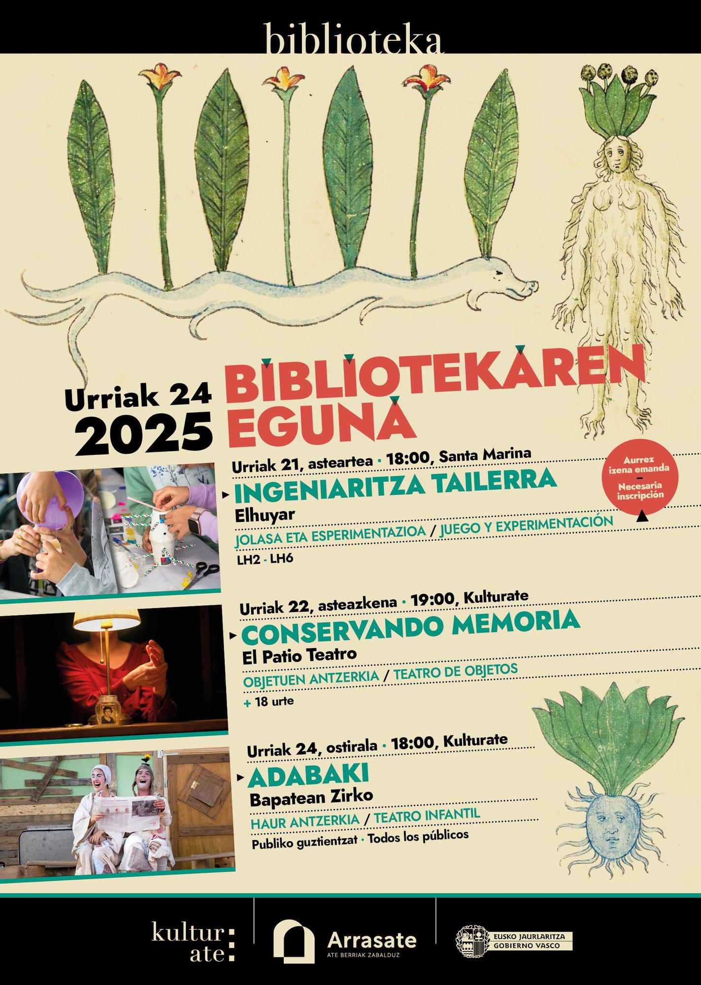 Programa de actividades de Arrasate.