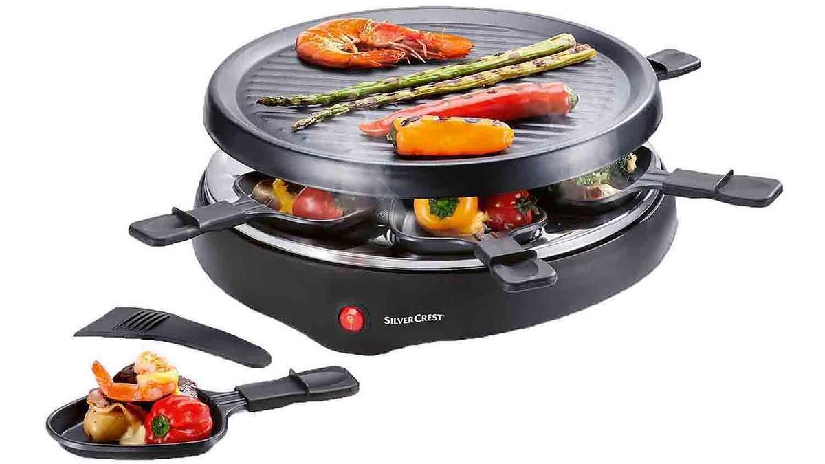 Imagen de la raclette grill 800 W de Lidl