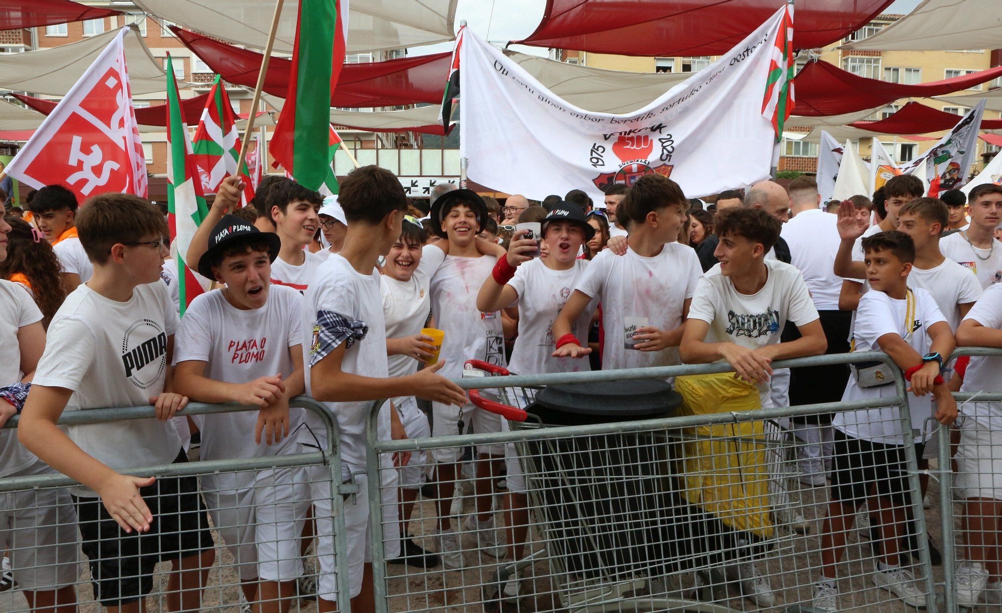 Fotos del chupinazo de Berriozar