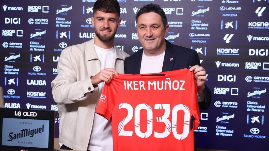 Iker Muñoz: "Si no me sintiese valorado no hubiese renovado"