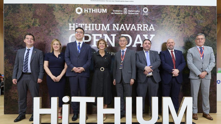 Navarra exhibe su fuerza industrial ante Hithium para impulsar su gran fábrica de baterías