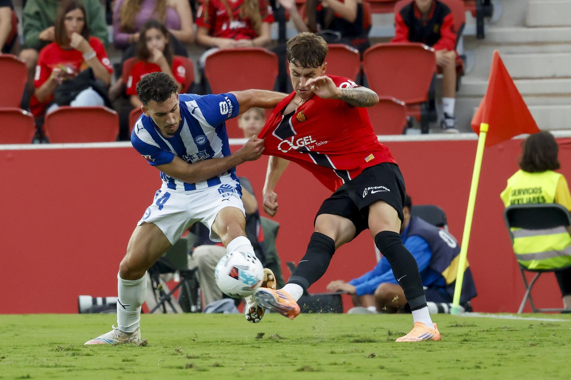 En imágenes: El Alavés pierde ante el Mallorca en Son Moix