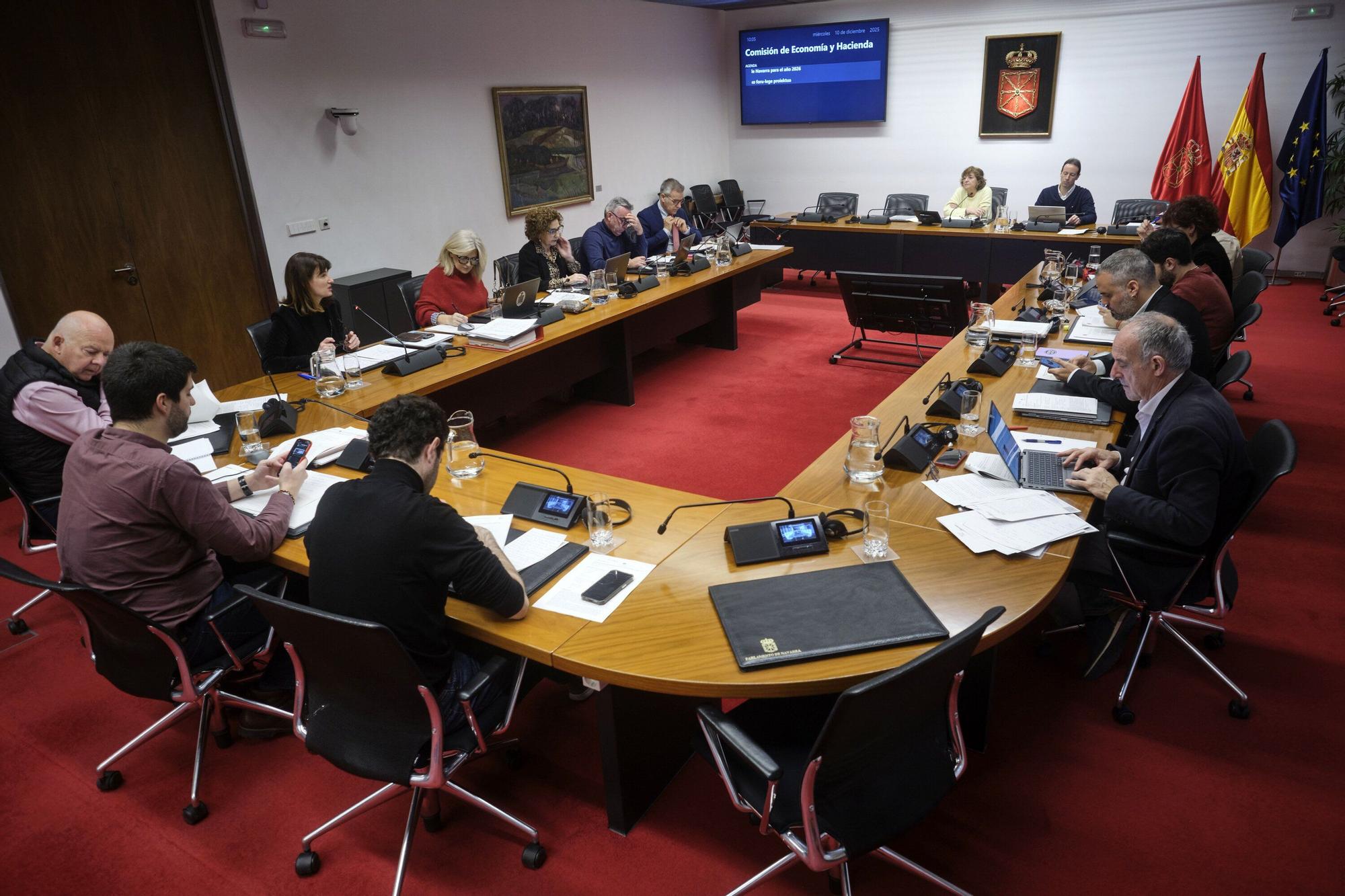 Sigue el trámite de enmiendas parciales a los Presupuestos de Navarra