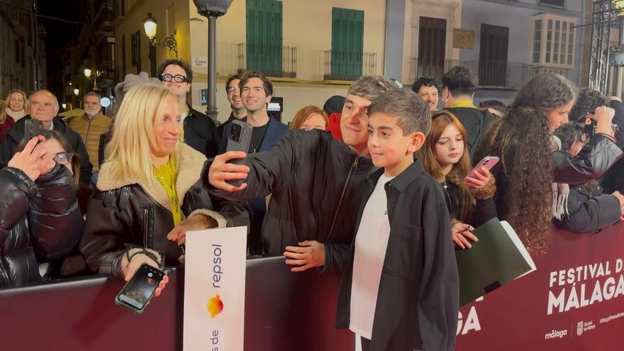 De Bilbao a la alfombra roja: Ian debuta con 10 años en Málaga